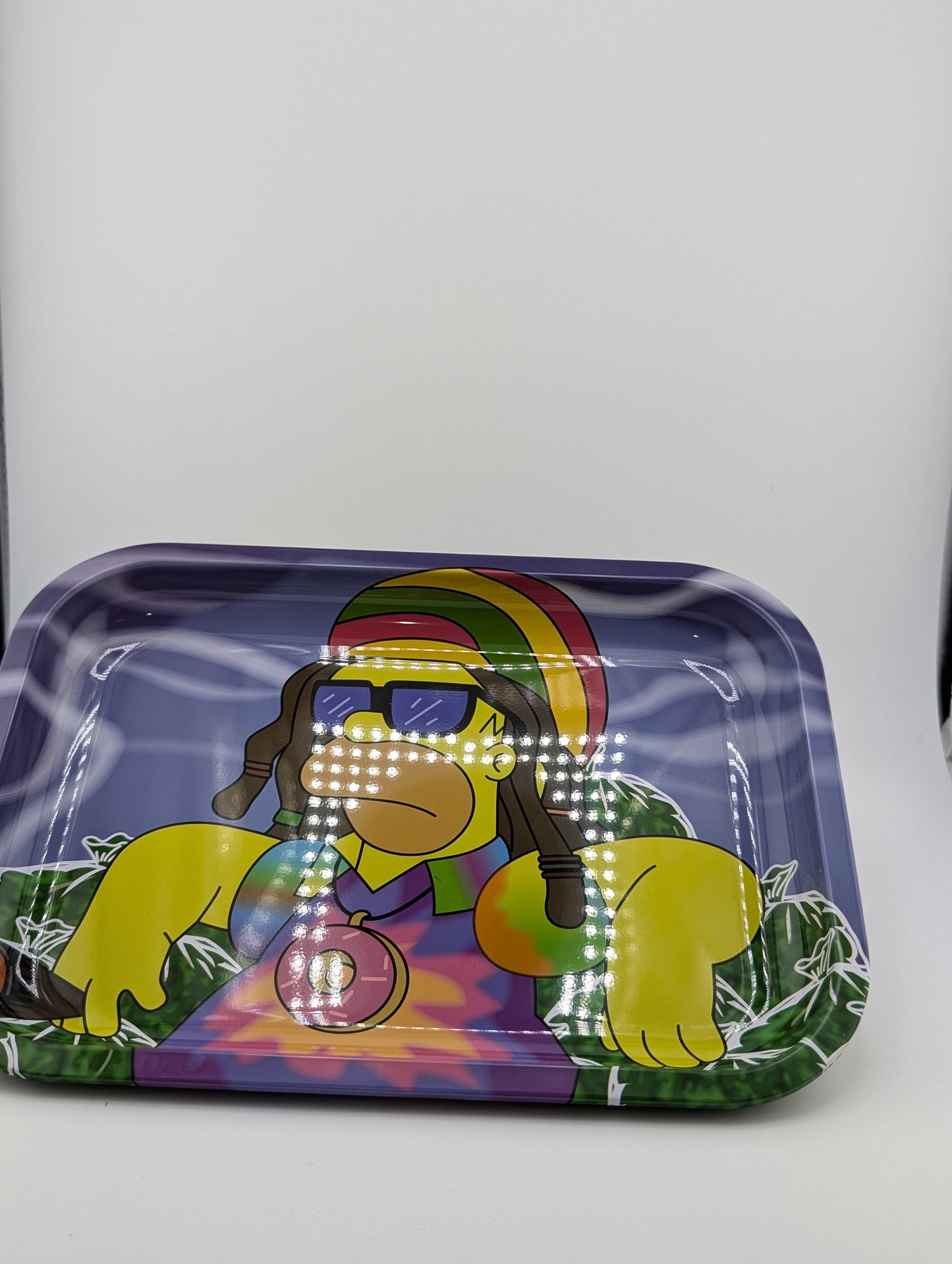 3D Metal Rolling Tray with Magnetic Lid (Medium)