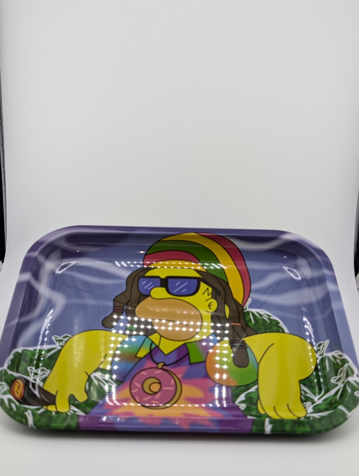 3D Metal Rolling Tray with Magnetic Lid (Medium)