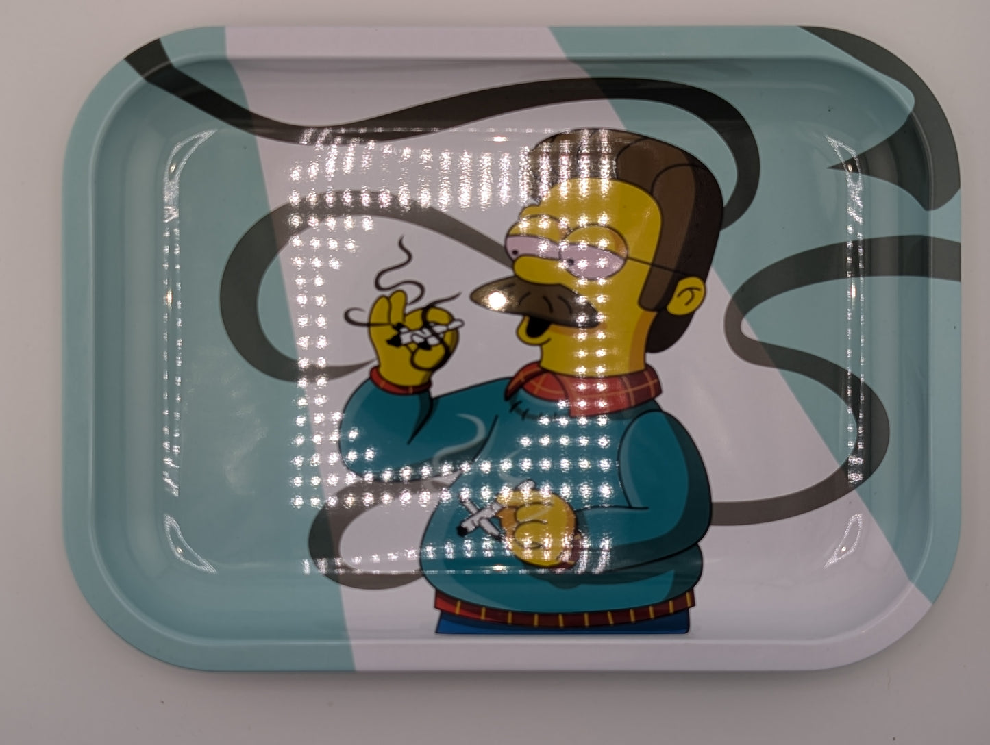 3D Metal Rolling Tray with Magnetic Lid (Medium)