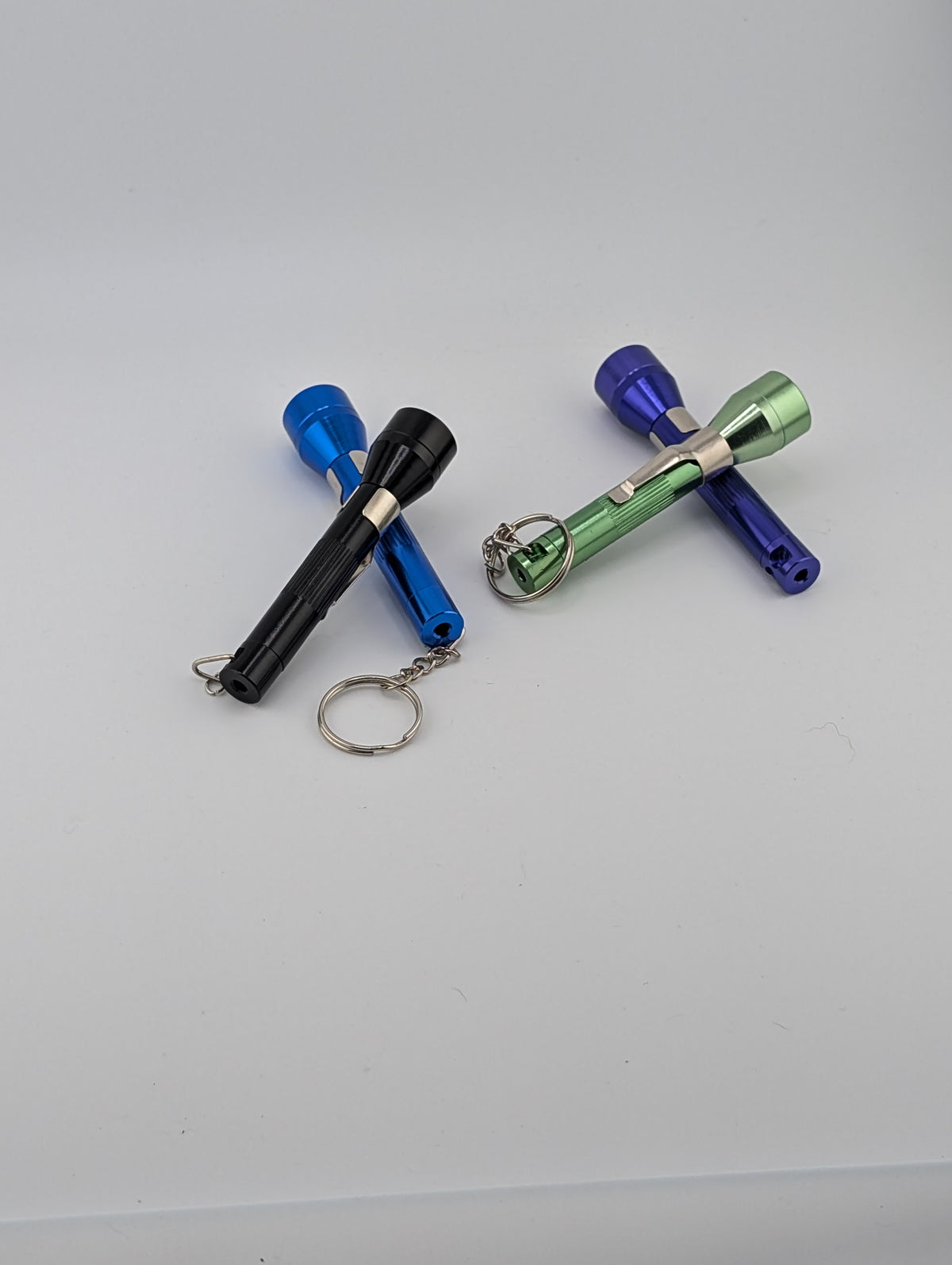 3" Flashlight Metal Hand Pipe
